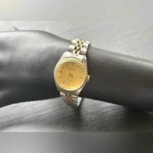 Vintage Geneva Quartz Two-Tone Wristwatch
Excellent working order | New Battery Geneva | Accessories | Vintage Geneva Quartz Twotone  main image 3